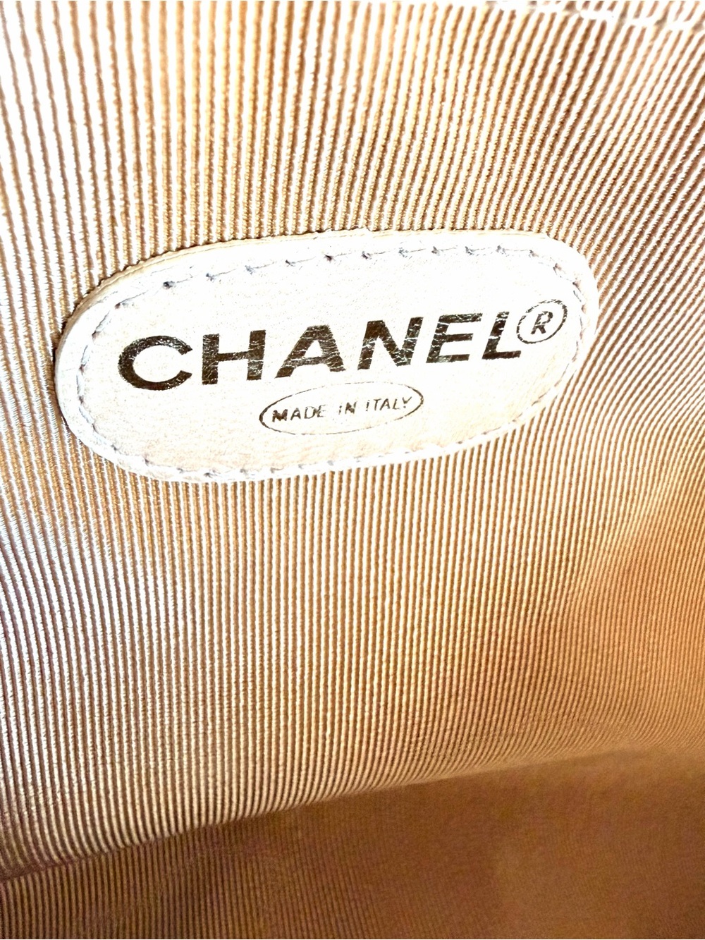 CHANEL Rare Vintage Quilted Glazed Leather Travel Bag Briefcase + COA - Picture 7 of 15